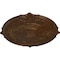 Ekena Millwork Attica Ceiling Medallion (Fits Canopies up to 3 3/4"), 39 1/2"OD x 2 1/2"P, Root Beer Crackle CM39ATRBC - alternate 3